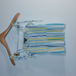 Wild Fable tie strap fitted flowy tank top striped summer fun